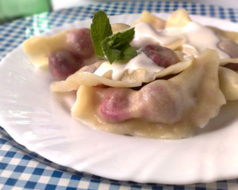 Pierogi z truskawkami