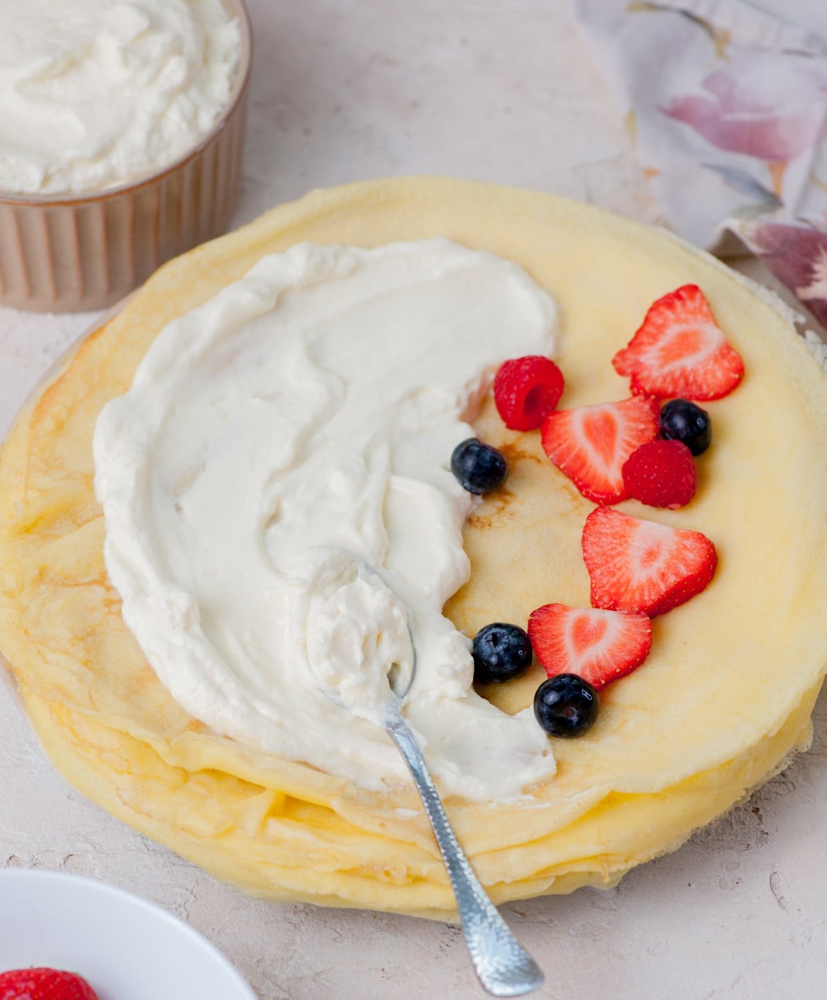 Farsz serowy do naleśników