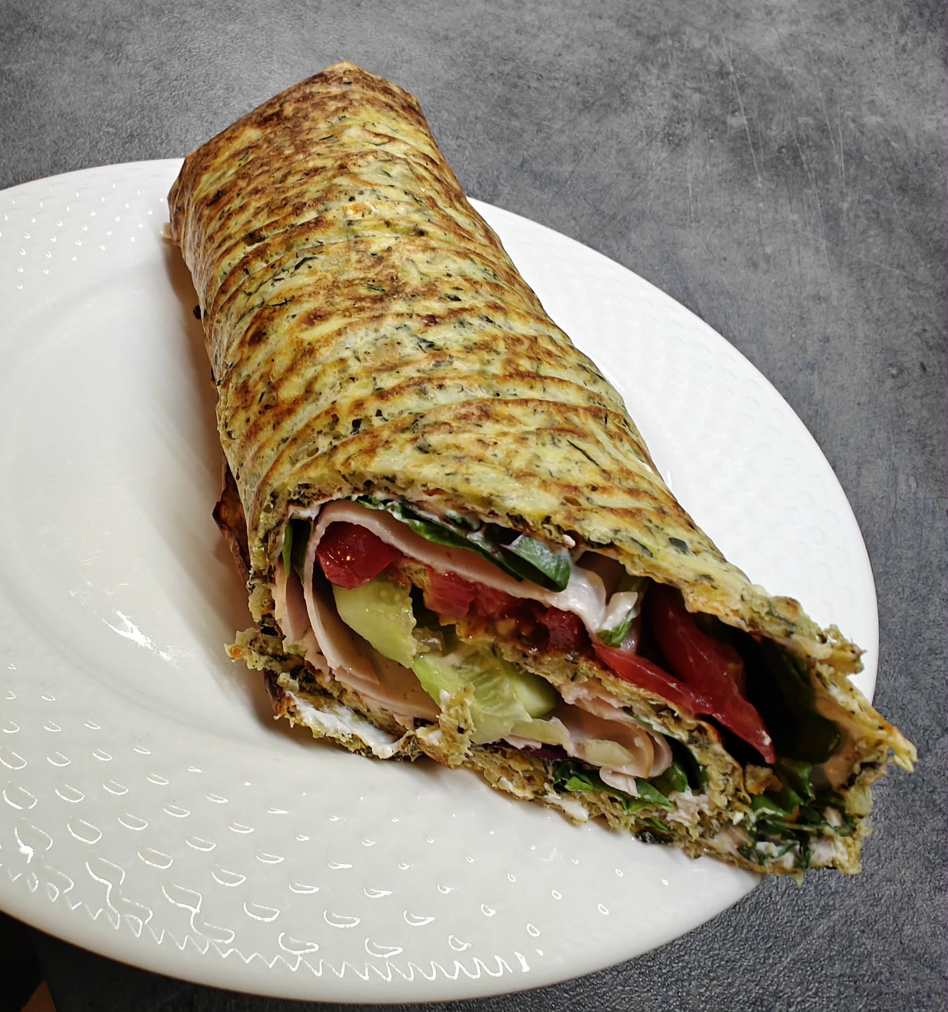 Tortilla z cukinii bez mąki